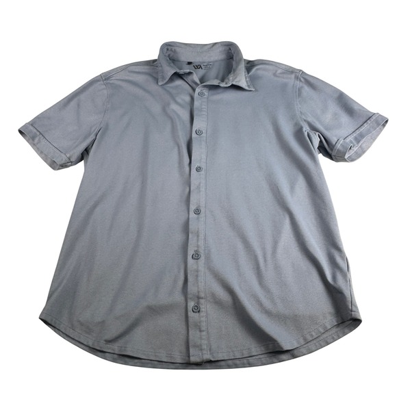 VRST Other - VRST Button Up Shirt‎ Mens Medium Short Sleeve Casual Blue